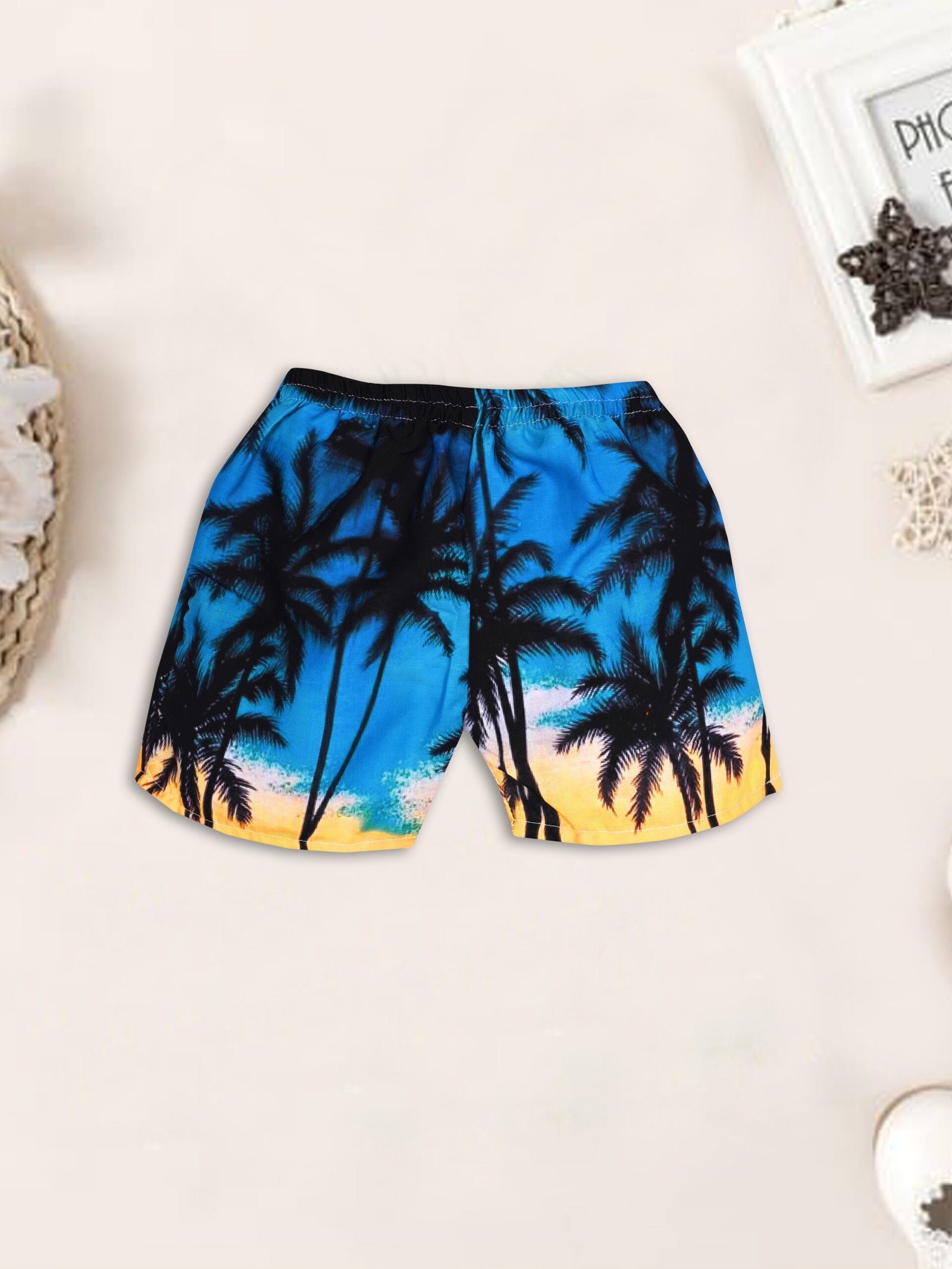 GODADI WALA Kidswear present a new born baby 1 pcs Cloth Pair set (BLACK BEACH DESIEN) - Image 4