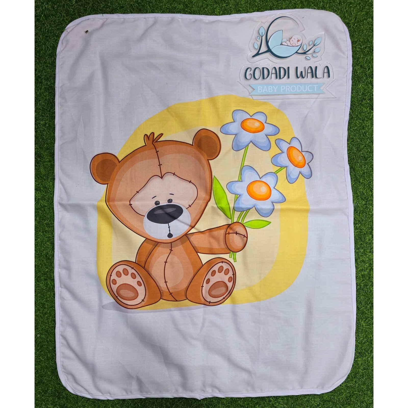 GODADIWALA COMBO OF BABY MATTRESS WITH NET | SLEEPING BAG | 9 PCS BEDDING SET(0-6 MONTHS) - Image 9