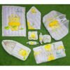 Godadi Wala Baby Bedding Set 9 Pcs Digital Print Combo (0-10)Months (Yellow Daglo With Love)